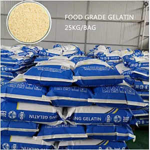 Wholesale Halal Edible Gelatin Powder From Bovine Skin for Gummies 120-220 Bloom