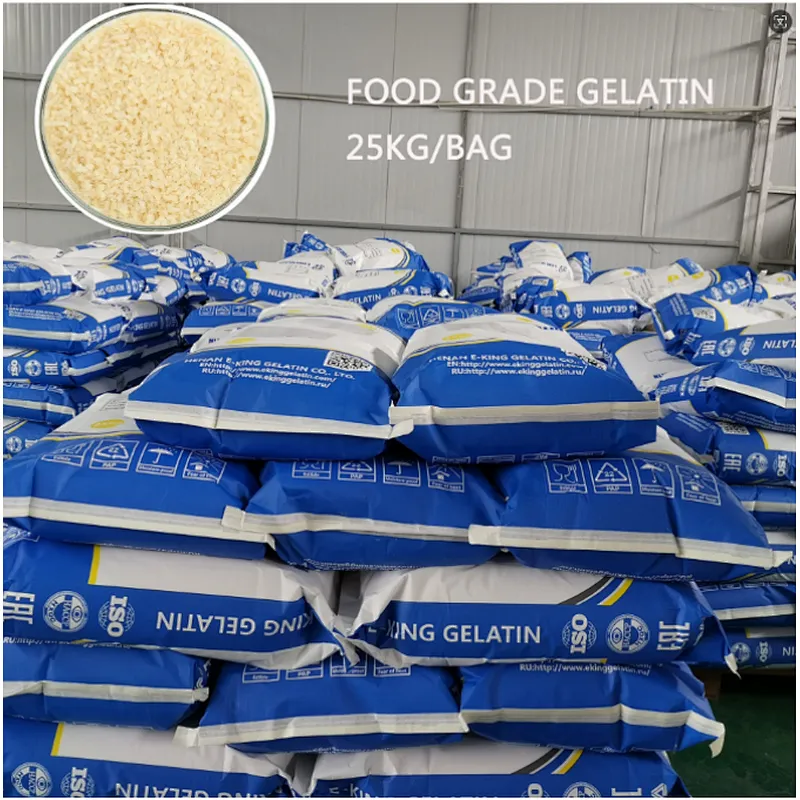 Wholesale Halal Edible Gelatin Powder From Bovine Skin for Gummies 120-220 Bloom