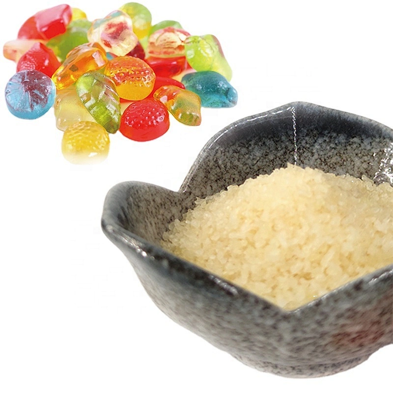 Wholesale Halal Edible Gelatin Powder From Bovine Skin for Gummies 120-220 Bloom